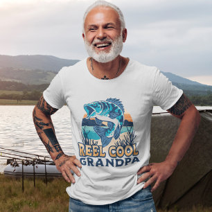 Reel Cool Grandpa Fisherman granpa T-Shirt