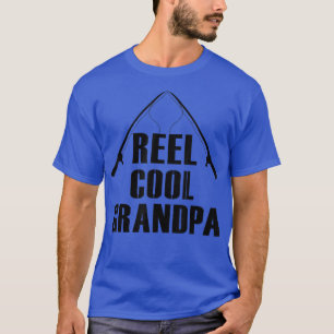 Reel Cool Grandpa Fishing Gift Grandfather T-Shirt