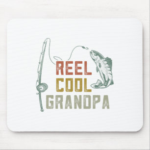 Reel Cool Grandpa Fishing S  Mouse Mat