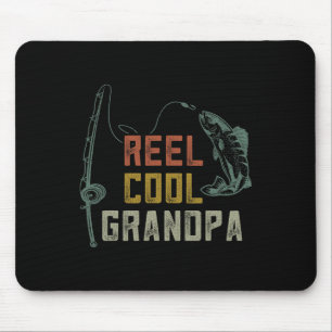 Reel Cool Grandpa Fishing Shirts Mouse Mat