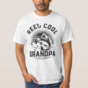 Reel Cool Grandpa Fishing T-Shirt