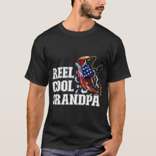 Reel Cool Grandpa - Fishing T-Shirt