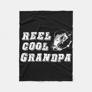 Reel Cool Grandpa Fleece Blanket