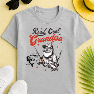 Reel Cool Grandpa Men's Basic T-Shirt