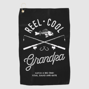 Reel Cool Grandpa Personalised Fishing Towel