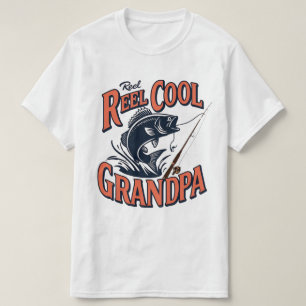 Reel Cool Grandpa Tee - Father's Day Fishing Gift