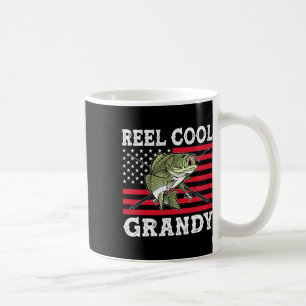 Reel Cool Grandy 4th Of July American Flag Patriot Coffee Mug