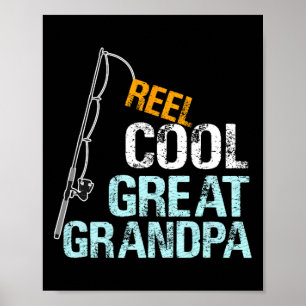 Reel Cool Great Grandpa Gift From Granddaughter Gr Poster