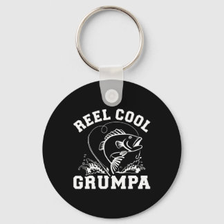 Reel Cool Grumpa For Fishing Grandpa Key Ring