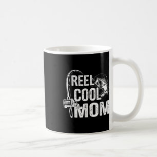 Reel Cool Mum Fisherwoman Fishing Lover For Mother Coffee Mug