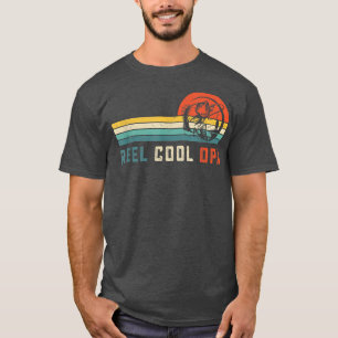 Reel Cool Opa Fishing Dad Gifts Father's Day Fishe T-Shirt