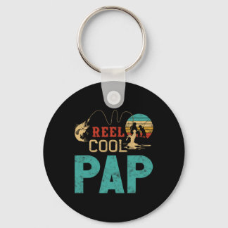 Reel Cool Pap Fishing Father’s Day Gift For Fisher Key Ring