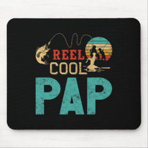 Reel Cool Pap Fishing Father’s Day Gift For Fisher Mouse Mat