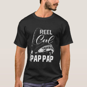 Reel Cool Pap Pap Fishing Gifts For Father's Day F T-Shirt