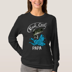 Reel Cool Papa Fishing Dad Father's Day Fisherman T-Shirt