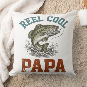 Reel Cool Papa Fishing Father's Day Cushion