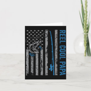 Reel Cool Papa Fishing Fathers Day Fisherman Fish Card