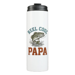 Reel Cool Papa Fishing Father's Day Thermal Tumbler