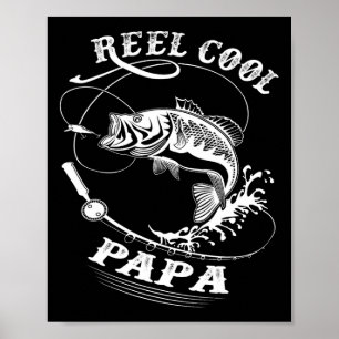 Reel Cool Papa For Fishing Nature Lovers Poster