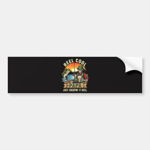 Reel Cool Papa Just Creepin’ It Reel Bumper Sticker