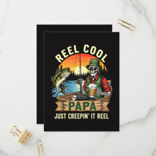 Reel Cool Papa Just Creepin’ It Reel Invitation Postcard