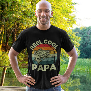 Reel Cool Papa – The Perfect for Fishing Dads T-Shirt