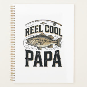 Reel Cool Papa Vintage Fishing Vector Design_1 Planner