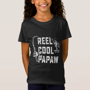 Reel Cool Papaw Vintage Fisherman Father's Day T-Shirt