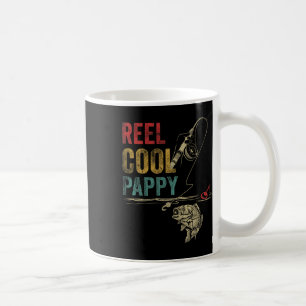 Reel Cool Pappy Fish Fishing Shirt Father's Day Coffee Mug