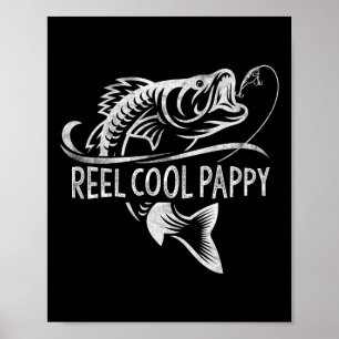 Reel Cool Pappy Fishing Gifts Pappy Father's Day Poster