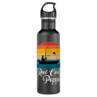 Reel Cool Poppa Fishing Gifs 710 Ml Water Bottle