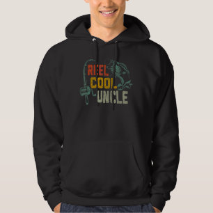 Reel Cool Uncle Fish Fishing Daddy Father's Day M Hoodie