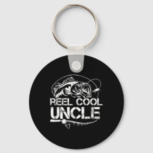 Reel Cool Uncle Fishing Daddy Fathers Day Dad Gift Key Ring