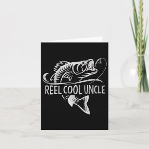 Reel Cool Uncle Fishing Gifts Uncle Father's Day Card