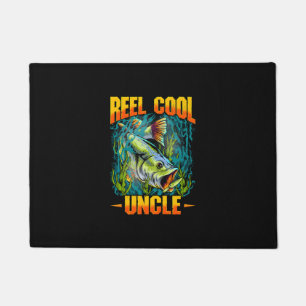 Reel Cool Uncle Fishing Lover Gift Uncle Gifts Doormat
