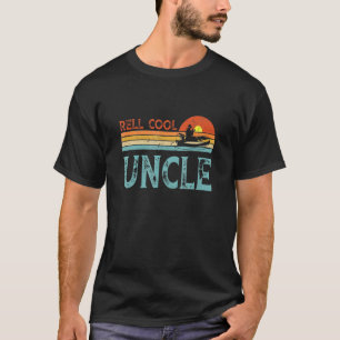 Reel Cool Uncle Retro Fishing Father's Day T-Shirt