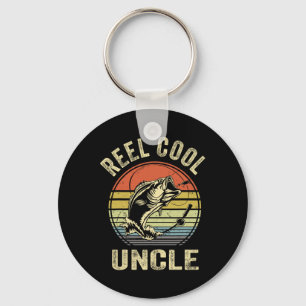 Reel Cool Uncle Shirt Fathers Day Byss Fish Dad Fi Key Ring