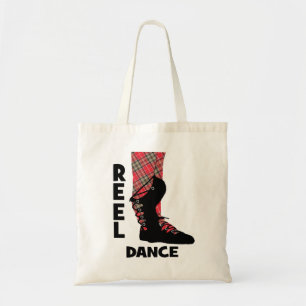 Reel Dance Scottish Country Dance Themed Tote Bag