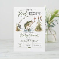 Reel Excited Bass Theme Fishing Baby Shower