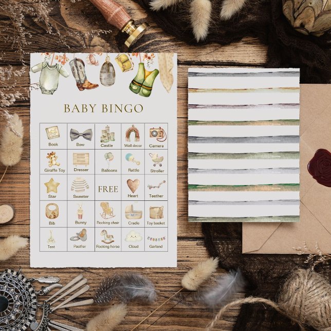 Reel Excited Fishing Baby Shower Bingo Game (Creator Uploaded)