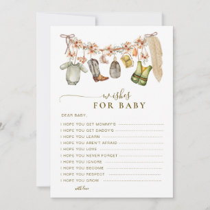 Reel Excited Fishing Wishes for Baby Card
