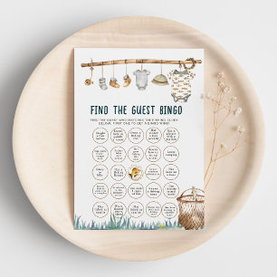 Reel Fishing Find The Guest Baby Shower Bingo