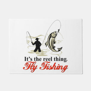 Reel Fly Fishing Door Mat