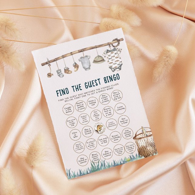  Reel Fun Find The Guest Baby Shower Bingo  (Creator Uploaded)