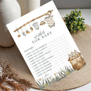 Reel Fun Fishing Wishes for Baby Card