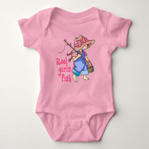 Reel Girls Fish Baby Bodysuit