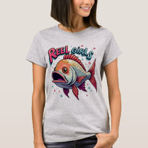 Reel Girls Fish T-Shirt – Fun, Unique, & Trendy!