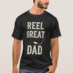 Reel Great Dad Fisherman Grandpa Bass Fishing Dadd T-Shirt
