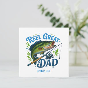 Reel Great Dad – Fishing Rod and Fish