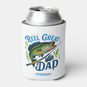 Reel Great Dad – Fishing Rod and Fish Can Cooler